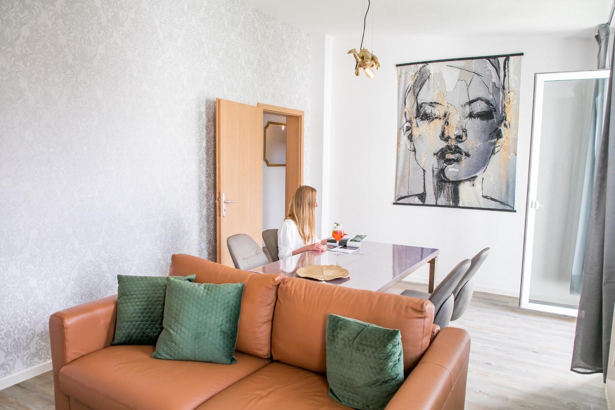 City Apartment "Hans Seat" Rostock Mit Rooftop-Terrasse Exterior foto